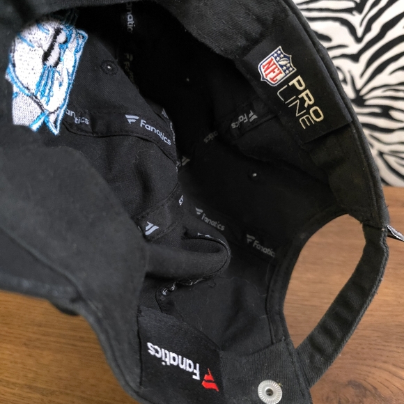 0725 Thrifted Adult Adjustable Fanatics Carolina Panthers Hat GWOSLOO.26 - Picture 9 of 10